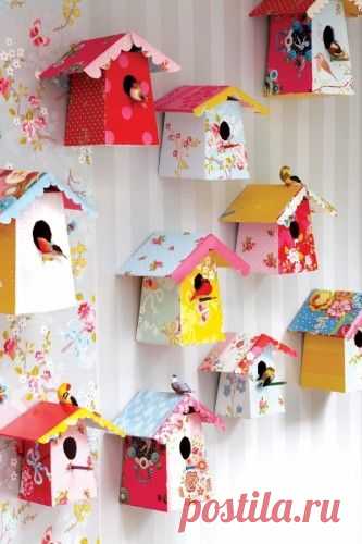 Скворечник из картона