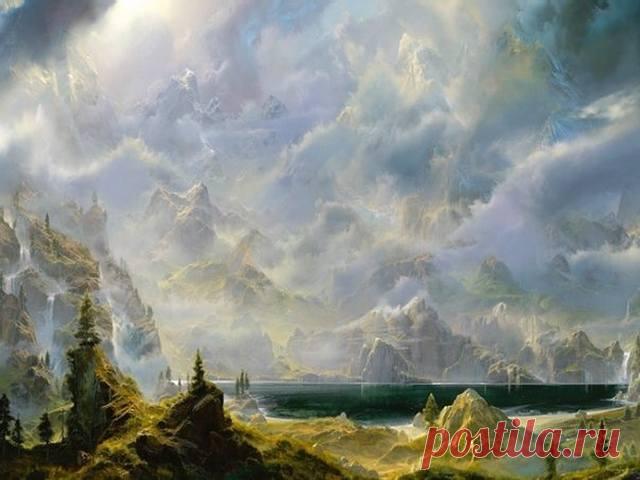 Фантастические пейзажи гор. Dale Turbush / Дейл Тербуш ./ 1 часть