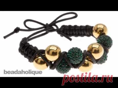 How to Make a Zig Zag Double Shambhala Bracelet