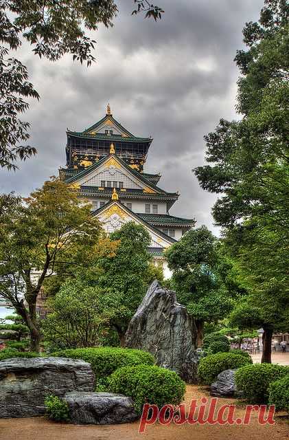 Le château d'Osaka, Japon  
от chriscolumbres  |  Pinterest • Всемирный каталог идей