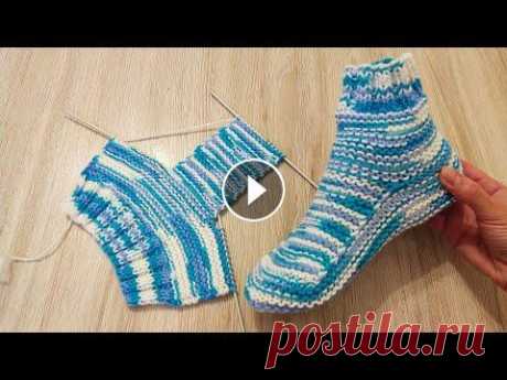 НЕВЕРОЯТНО ПРОСТЫЕ СЛЕДКИ НА ДВУХ СПИЦАХ #следкиспицами...