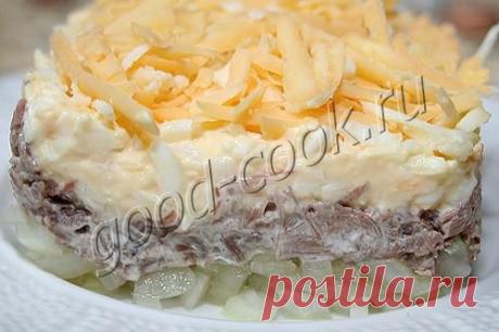 Хорошая кухня - салат "Мужской каприз". Кулинарная книга рецептов. Салаты, выпечка.