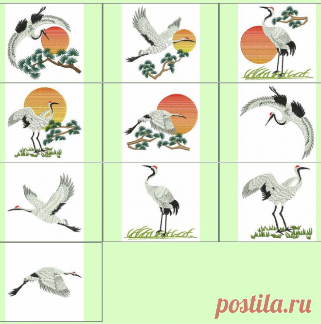 737 Oriental Cranes