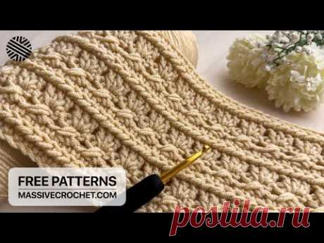 VERY EASY & UNUSUAL Crochet Pattern for Beginners!⚡️😍 Crochet Stitch for Baby Blanket & Bag