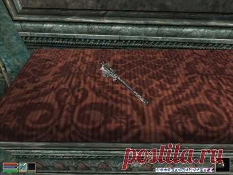 Булава Молаг Бала (Mace of Molag Bal)
«Также известная, как Булава Вампира, эта булава высасывает из жертвы магическую энергию и передает ее носителю. Кроме того, у нее есть способность перекачивать силу. Молаг Бала не особенно заботит, кто владеет его булавой. Про нее сложено множество легенд. Похоже, с ее помощью был убит не один волшебник».
Ягрум Багарн, АРТЕФАКТЫ ТАМРИЭЛЯ.