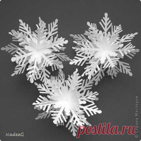 Оригами - Снежинка