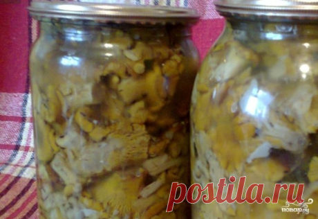 Маринованные лисички на зиму - пошаговый кулинарный рецепт на Повар.ру