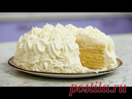 МОЛОЧНАЯ ДЕВОЧКА😋 БИСКВИТНЫЙ ТОРТ на сгущенке🍰 и рецепт МОЛОЧНОГО КРЕМА 😃 от Лизы Глинской🥰