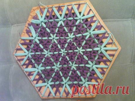 Как сплести салфетку в технике тенериф