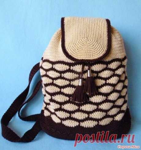 рюкзак крючком