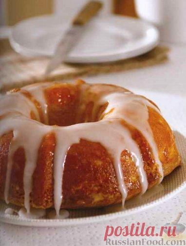 Лимонный кекс под сахарной глазурью на RussianFood.com