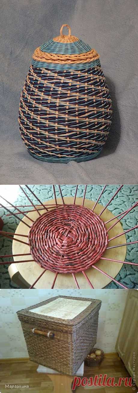 hand made by Daria: Мастер классы по плетению из газет