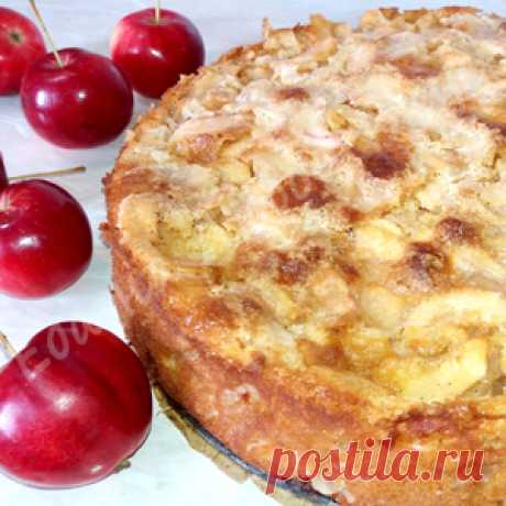 Самый Яблочный пирог. Легкий и необыкновенно вкусный! рецепт с фото
