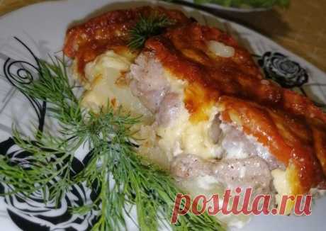 (33) ⚜️Мясо по-французски с запеченным картофелем - пошаговый рецепт с фото. Автор рецепта Надежда 🌳 . - Cookpad