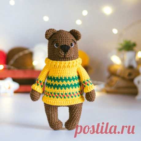Мишка Север амигуруми. Схемы и описания для вязания игрушек крючком! Бесплатный мастер-класс от Анны Семеряковой по вязанию мишки по имени Север крючком. Высота вязаной игрушки примерно 18 см. Для изготовления такого ме…