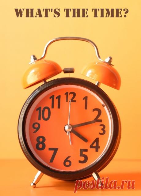 Как сказать время по-английски