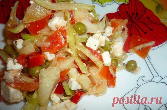 Овощной салат с сыром | Кухарята.ру
