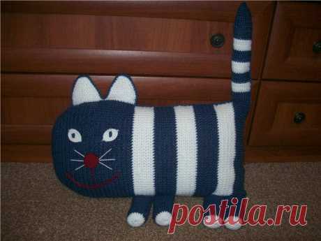 Как связать кота и кошку крючком, схема, идеи