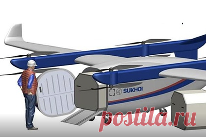 Разработчик Су-57 начал сборку грузового «Атласа». В ОКБ «Сухого» началась сборка опытного образца беспилотного самолета вертикального взлета «Атлас», предназначенного для транспортировки грузов в удаленные районы без аэродромов, пишут «Известия». Размах крыла «Атласа» — более одиннадцати метров. Длина — более семи метров.