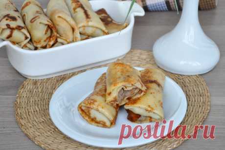 Блинчики с кабачком и печенью