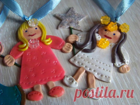 Подвеска на ленте Куколка HAND MADE SURPRISE