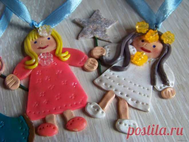 Подвеска на ленте Куколка HAND MADE SURPRISE