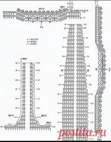 Идеи летних топов крючком со схемами для самых модных | Вязание крючком | Дзен