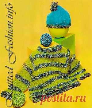 Джемпер и шапочка - KnittedFashion.info