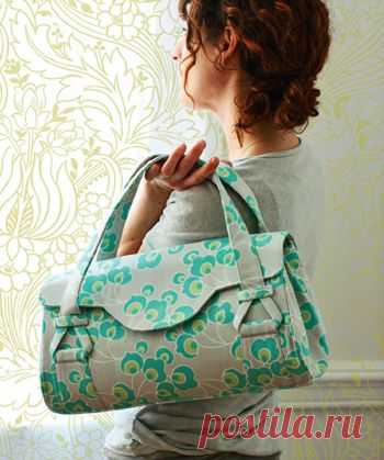 Free Amy Butler Pattern ~ Blossom Handbag/Shoulder Bag | Sew Mama Sew | Outstanding sewing, quilting, and needlework tutorials since 2005.