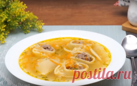 Быстрый суп с фрикадельками и макаронами Не знаете, что приготовить к обеду? Воспользуйтесь нашим рецептом и приготовьте супчик. Он получается очень вкусным и ароматным. Его с удовольствием будут есть как взрослые, так и дети....