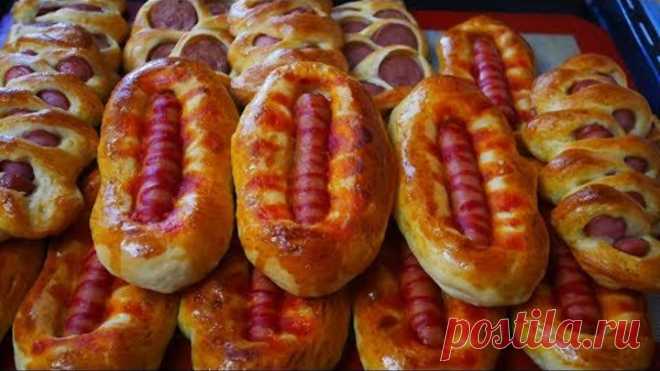 СОСИСКИ в тесте ПО НОВОМУ !!!! ОРИГИНАЛЬНО и ВКУСНО вкусная домашняя выпечка