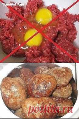 7 секретов приготовления вкуснейших котлет.