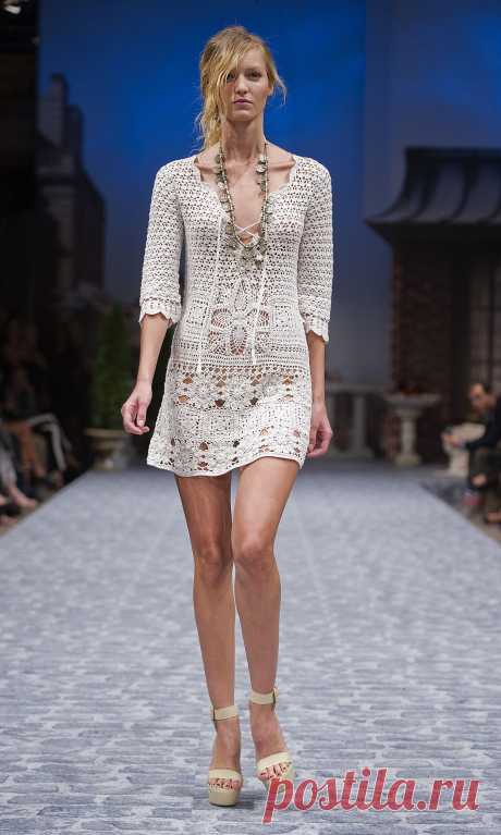 Белое мини и макси