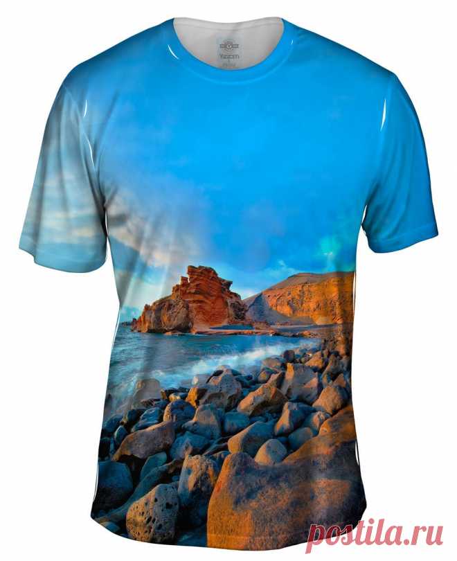 Футболка Yizzam Canary Islands Spain El Golfo Beach ― Интернет магазин Красивые футболки The Mountain.
