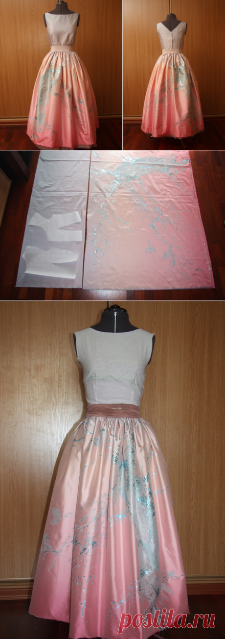 Платье на выпускной своими руками / Мастер-классы / Burdastyle