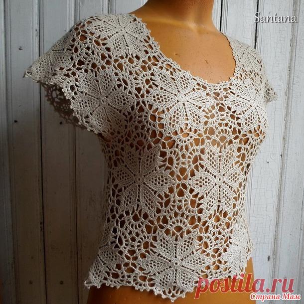 Блуза из льна 