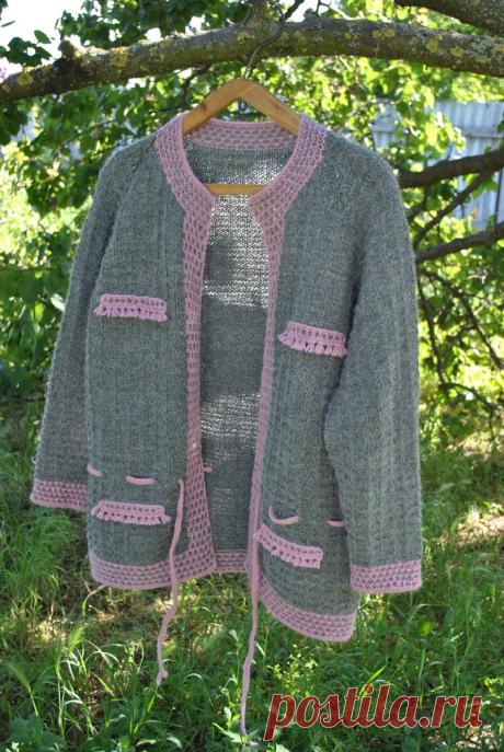Связала жакет в стиле Шанель без швов. | Hobby-Усадьба "ЕВДОКИЯ" | Яндекс Дзен