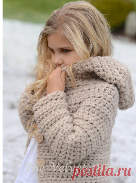 CROCHET PATTERN-The Veilynn Sweater 2 3/4 5/7 by Thevelvetacorn