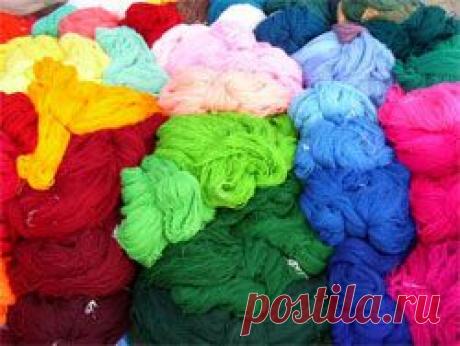 Природные красители + Несколько старинных рецептов окрашивания пряжи