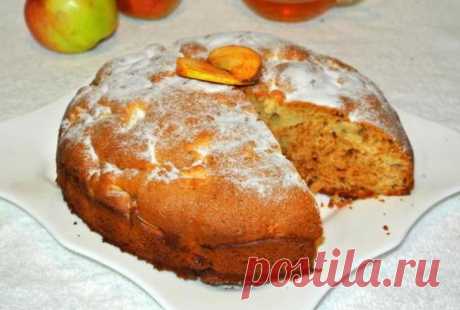 Медовый пирог с яблоками