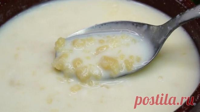 Бабушкин Молочный суп. Только такой вариант признается в нашей семье