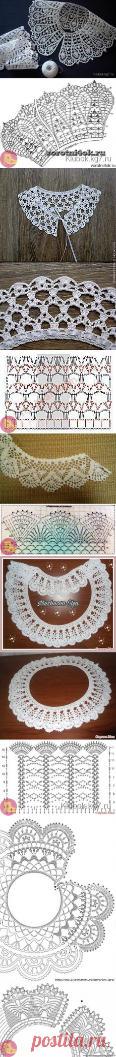 Ажурные воротнички как идея украшения любой вещи — Сделай сам, идеи для творчества - DIY Ideas