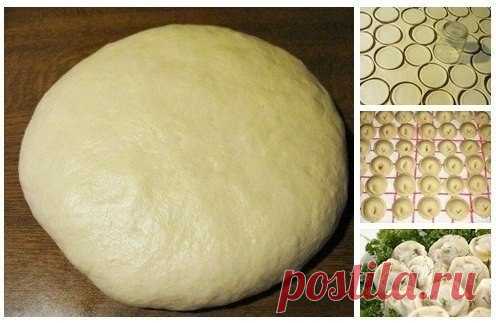 Супер тесто на пельмени и вареники » Кулинарные рецепты