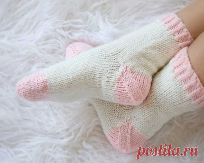 Схемы вязания уютных тапочек спицами - Leelee Knits