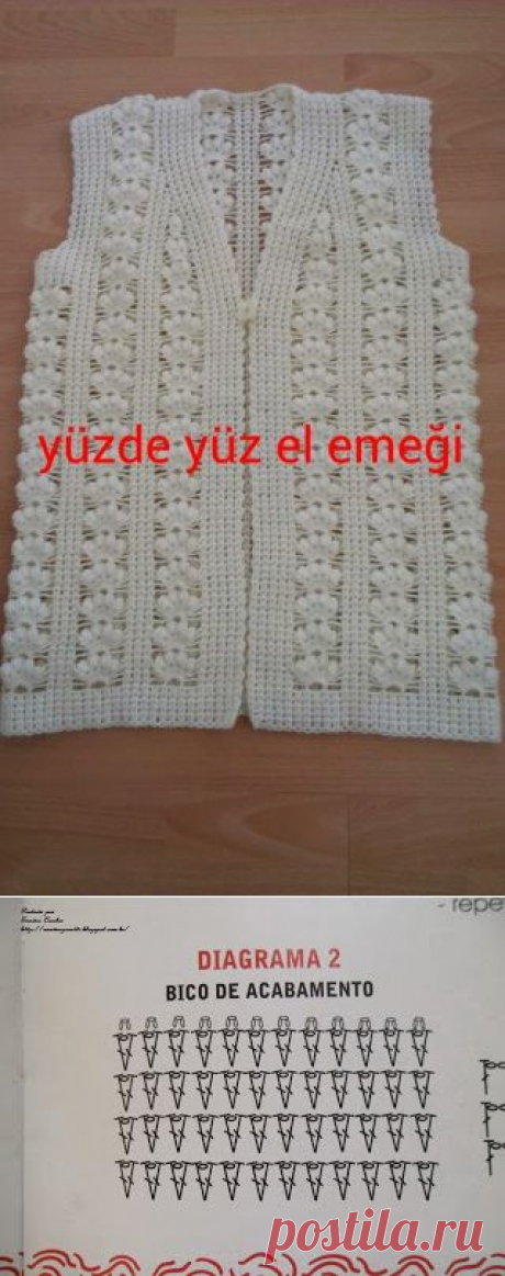 Жакет ажурный