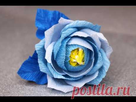 Роза из гофрированной бумаги / Роза с конфетой внутри / Crepe paper rose - YouTube

Сегодня я покажу как я делаю розы из гофрированной бумаги своими руками. Мы сделаем розы из конфет для композиции.