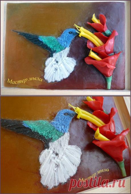 Мыльная картина &quot;Колибри&quot;..