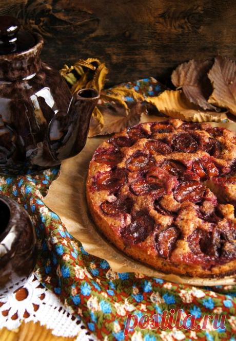 Сливовый пирог по рецепту из газеты &quot;The New York Times&quot; - Заметки на кухонных занавесках