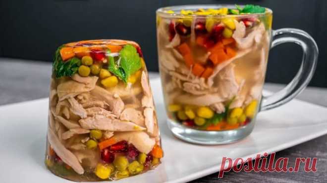 Холодец в чашке