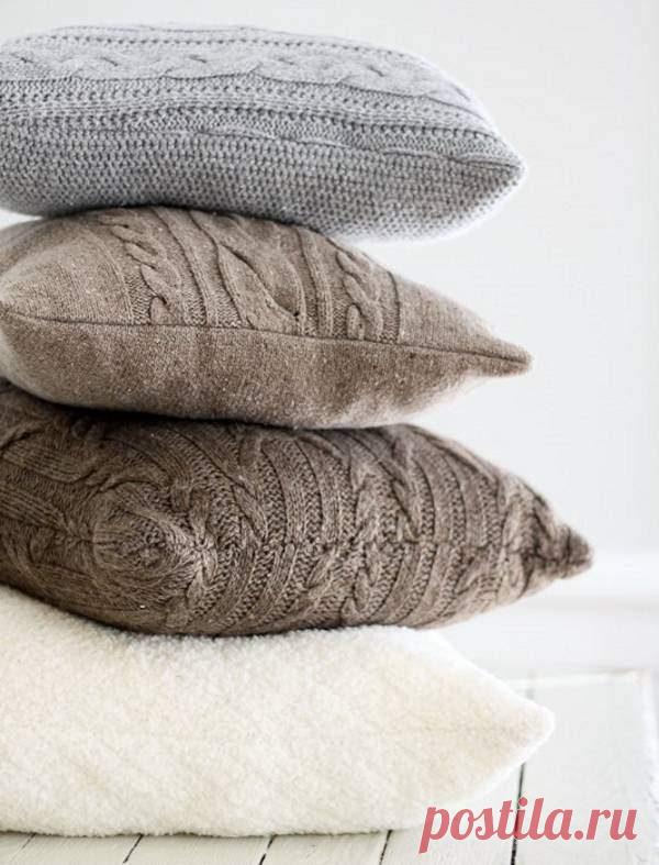 Диванные подушки своими руками